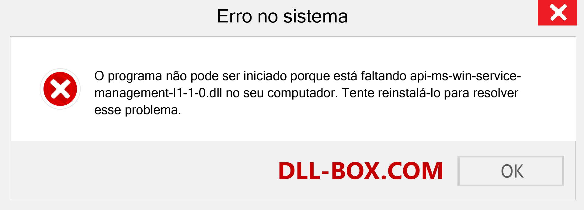 Arquivo api-ms-win-service-management-l1-1-0.dll ausente ?. Download para Windows 7, 8, 10 - Correção de erro ausente api-ms-win-service-management-l1-1-0 dll no Windows, fotos, imagens